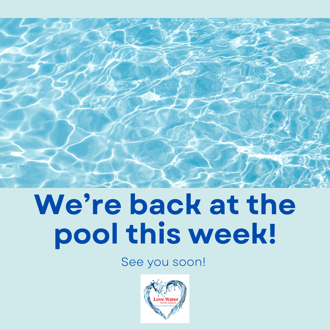 We are swimming this weekend! We are back at the pool this weekend